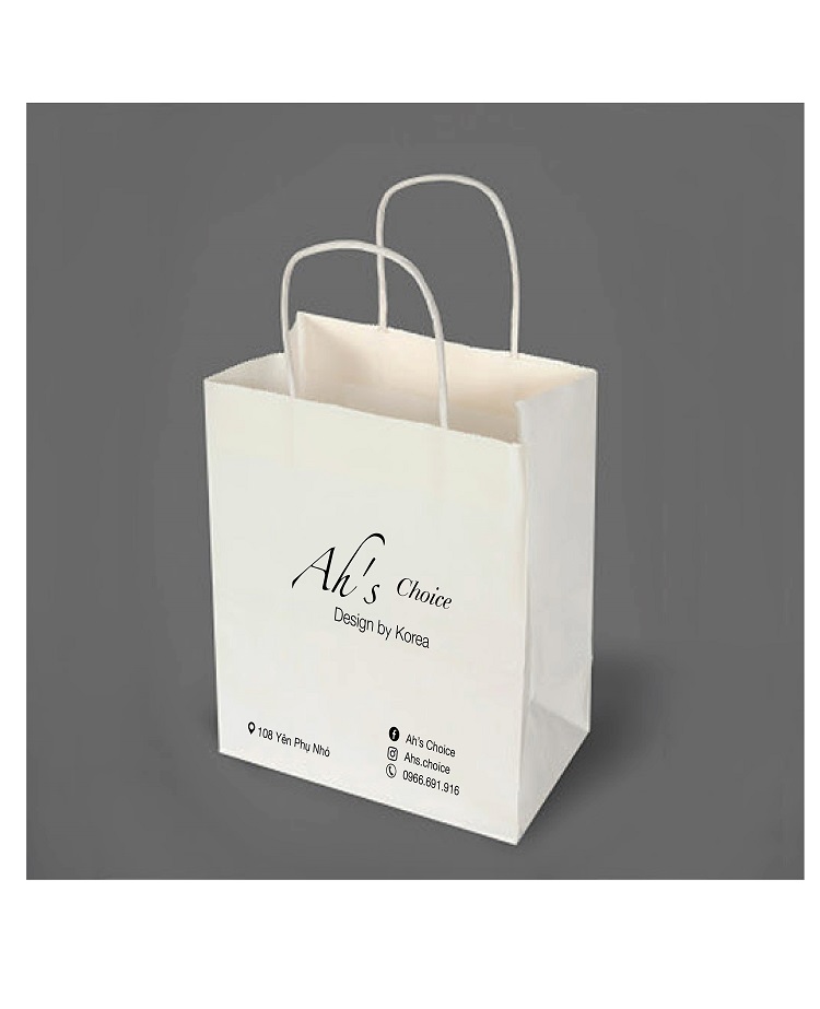 Túi giấy kraft cho shop thời trang